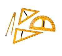 lmoikesz Multifunction Math Geometry Equipment Ruler Large Number Teaching Aid Drawing Math Lessons Teacher Supplies Drawing Geometry Tool Big Size Teacher Aids