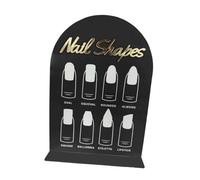 lmoikesz Nail Art Display Stand Acrylic Board Long Lasting Display Simple Yet Effective Enhancing Beauty In Salon Settings False Nail Tip Showing Holder Art Accessory