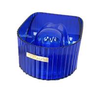 lmoikesz Nails Art Gel Cleaning Removal Tool Soaking Bowl Excellent Gift Idea For Women Mothers Improving Nail Care Experience DIY Home Bathing Nail Salon Soften Dead Skin Bowl, Blue, 14x10.8x6.6cm