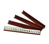 lmoikesz Natural Wood Mahjong Mahjong Racks 4 Mahjong Stands Essential For Mahjong With Of 4 Mahjong Game Mahjong Racks Set