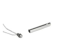 lmoikesz Necklace Urn Ashes Necklace For Ashes Of Loved One | Stylish And Discreet Ash Necklace Allows For Easy Access To Cherished Memories While Being Comfortable To Wear Daily