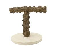 lmoikesz Nonslip Training Bird Play Stand Wood Perch For Canaries Cockatiels And Parakeets At Home Which Can And Little Fun With Pets. Play Stand Small Tabletop Training Perch Playground