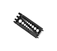 lmoikesz Nut Thread Checker Inch Metric Thread Tester Essential Measurement Tool Quick And Easy Size Evaluation Drill Bit Checker Gauge Ruler, Black, 22x8.5cm