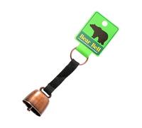 lmoikesz Outdoor Bear Bell Noise Maker Pet Bell Metal Offering Assurance and While Hiking Camping Adventures Bear for Hiking Outdoor Camping Hiker, Black Red Bronze, 12x3.5cm