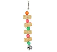 lmoikesz Parrot Cork Bite Toy Durable Rope Ensures Fun Time While Helping Parrots Enjoy Chewing Exercises For Beak Strength Parrot Rope Birdcage Toy Standing Toys
