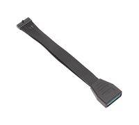 lmoikesz Pcie Riser Card Shielded Extension Cable Vertical GPU Mount Usability 180 Degrees Ensures Smooth Full Speed Pcie 3.0 Riser Cable Splitter Antijam