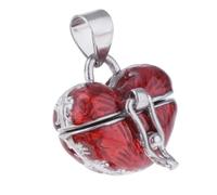 lmoikesz Pet Ash Holder Memorial Pendant Openable Heart Pendant To Honor Love For Pets Through Beautiful Keepsake Jewelry Memorial Pet Cremation Urn, Red