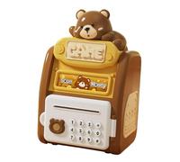 lmoikesz Piggy Bank ATM Bank Educating Kids About Savings with Automatic Rolling System Making Fun Experience and Also Helps Understand and Learn About Money Management Made Pp