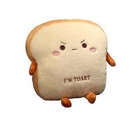 lmoikesz Plush Toast Bread Pillow Simulation Hot Dog Soft Doll Hand Warmer Sleeping Nap Cushion Home Boys Girls Toys Birthday, Wronged