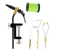 lmoikesz Portable Fly Tying Vise Fishing Equipment Essential Fly Tying Tools Making Fishing More Engaging for Beginners Bobbin Thread Holder Bobbin Holder, Green