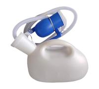 lmoikesz Portable Male Urinal Bottle 2000ml Easy to Clean Made of Sturdy PP Inconvenient Occasions Male Pee Urinal Bottle 59.06 Long Hose Reusable Camping Travel Potty for , White , Tube Length 1.5m