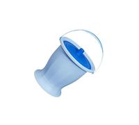 lmoikesz Portable Seat Urinal Chamber Pot Designed with Odor Isolation Provides Comfort for Men Women in Made of Pp Portable Toilet Urinal Night Urine Jug and Handle, Blue Without Ring