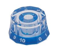 lmoikesz Potentiometer Cap Bass Knob Electric Guitar Knobs Easy To Install Featuring Volume Control Knobs Essential For Performances Electric Guitar Bass Speed Control Volume, Blue, 25.08mm