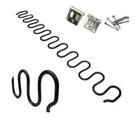 lmoikesz Practical Furniture Spring With Clips Replacement For Worn-out Sofa Chair Springs Replacement Sofa Chair Springs Metal, Flat spring leng40CM