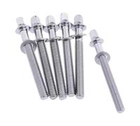 lmoikesz Precision Drum Tension Rods Tight Drum Screws Accessories Essential Parts For Jazz Repair Artistic Work Bass Tension Rods With Washers Replacement, Silver, M5x40mm