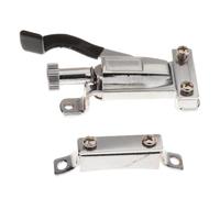 lmoikesz Professional Silver Metal Snare Drum Strainer Bringing Top To Drum Parts Designed To Percussion Accessories Usage Throw Off Snare Strainer Regulator, Silver, 11x3.9cm