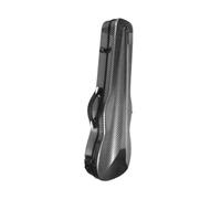 lmoikesz Professional Violin Box Lightweight Carbon Fiber Violin Carrying Case With Padding And Travel Backpack Straps Backpack With Back Straps Carrying, Black, 79x25x12cm