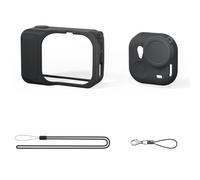 lmoikesz Protective Silicone Case For GO Anti Drop Lens Cover Included Silicone Body Cover Silica Gel Anti-Slip Grip, black