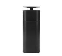 lmoikesz Pump Dispenser Countertop Empty Refillable Large Opening Press Bottle Fluid Plastic Farmhouse Mall Desk Container, Black