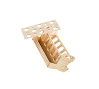 lmoikesz Rabbit Food Dispenser Chinchilla Hay Rack Wood Reduces Mess While Promoting Good Eating Habits With Unique Fun Feeding Experience Rabbit Hay Feeder Rack Wooden Grass Dispenser