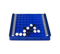 lmoikesz Reversi Strategy Board Game Set Wonderful Gift For Enthusiastic Players Educational Fun For Everyone At Home Or Outdoors Educational Toys Family Games , without penalty disc , 27x22.5x2.3cm