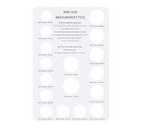 lmoikesz Ring Measuring Gauge Ring Size Tool Premium Easy to Finger Size Measurement Engagement and Weddings Home Measuring Gauge Tool Jewelry Sizer