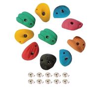 lmoikesz Rock Wall Holds Climbing Rock Wall Grips Grips Textured High Strength Resin Suitable For Beginner Training Beginners Climbing Kit, with Back Nail Screw, 9cm to 13cm