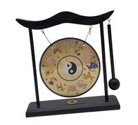 lmoikesz Rustic Asian Gong Bell Crafted Brass Charming Home Adornment Outdoor Garden Office Home Decoration Crafts, Style E