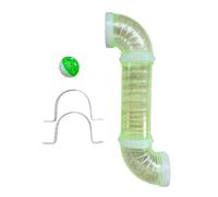 lmoikesz Sensory Board Parts Tunnel Toys Offer Challenging Interactions With Busy Board DIY Accessories For Toddlers Tube Playtime Activity Parts Learning Pipe Educational Items , Green , 30cm