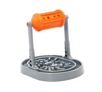 lmoikesz Slow Eating Bowls For Pets IQ And Encourage Fun Engagement Through Interactive Feeding Improve Pet's IQYour Dog Can Food/treats Leakage Holes By Turning Roller