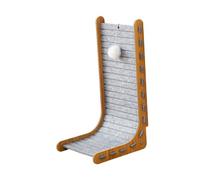 lmoikesz Small Pet Cat Scratch Post L Sleeping Pad Scratcher Relaxing Kitty Scratcher Mat Grinding Claw Wear Resistant Essential Animals Accessories Prevent Furniture Damage Gift, grey, 30x33x60cm