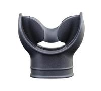 lmoikesz Snorkeling Dive Snorkel Mouthpiece Universal Comfortable Soft Durable Professional Replacement For Serious Divers Scuba Diving Regulator Mouthpiece Comfort Bite, Black, 5.12x5.39cm