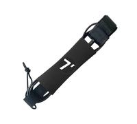 lmoikesz Soft Elastic Surfboard Leash Rope With Padded Cushioning For Reliable Comfort During Long Sessions And Durability. Is Strong Enough To Handle Longest, black, Diameter 7 inch