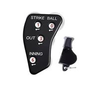 lmoikesz Stay On Top Of Game With 4 Wheel Umpire Indicator Accurate And Efficient Size Of Umpire Indicator 4 Dial Is About 8cmx6cm/3.15inch X 2.36inch Gear Baseball Outs Innings Balls