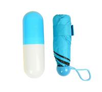 lmoikesz Stay Protected in Any Weather Durable and Quick-Drying Pocket Umbrella All-Weather Umbrella Folding Umbrella, Sky Blue, with Packaging Box