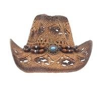 lmoikesz Straw Cowboy Hat Vintage Western Unique Lightweight Breathable Comfortable Hat Outdoor Fun Is Lightweight And Breathable For Spring Roll Up Brim Cowboy Sun Rodeo Festival