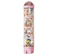 lmoikesz Stuffed Zoo Storage With Lid Fun Way To Store Stuffed Animals Stuffed Animal Tube Storage Toy Storage Tube ABS Bedroom, 63inch pink