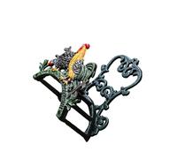 lmoikesz Sturdy Garden H Holder Water Hanger Organizer Decorative Rack For Lawn Or Garage Water H Storage Is Suitable For Variety Of Outdoor Space Such As Villa Gardens , Black , rooster