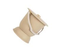 lmoikesz Sturdy Urinal Potty Bucket with Lid Chamber Pot Home Practical for Easy Carrying Household Urinal Bottle is Convenient to Carry Around Spittoon is Made of PP , Yellow , 25.8x27.5cm