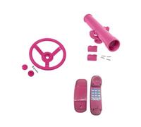 lmoikesz Swingset Attachments Toy Telephone Handles Offer Interactive Engagement For Kids While Playing At Backyard Equipment Sets Pirate Ship Swingset Attachments Tree House Gifts, Style B