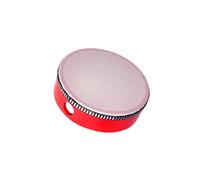 lmoikesz Tambourine Hand Drum Mini Musical Instrument Build Confidence And Creativity In Kids Through Play Wood Tambourine Exercise Kids Ability To Both Hands And Brains , 10 inch