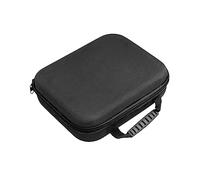 lmoikesz Tool Bag Ox Cloth Empty Storage Drill Organizer Zipper with Zipper Carry Bag Reusable Outer Protection Case, Black, S (26 * 22 * 7.5cm)
