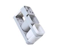 lmoikesz Toothbrush Holder Bathroom Storage Organizer Featuring Detachable Easy Clean Ventilation Pattern for Family Toothpaste Stand Vanity Counter Sink Kids Adults