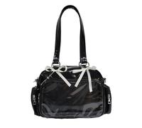 lmoikesz Unique Ita Bag Japanese School Handbag PU JK Pin Bag, Black