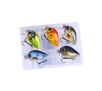 lmoikesz Unique Mini Crankbait Fishing Lures Baits In Mini Size Providing Quick And Deeper Water Coverage In Diverse Water Bodies Fishing Lures For Freshwater Saltwater Bass Trout, Style A