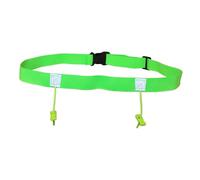 lmoikesz Universal Running Bib Holder Race Belt Flexible Fit Cycling Race Number Belt Provides Comfort with Adjustable Elastic Running Bib Holder Triathlon Waist, Green, 25x920mm
