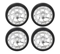 lmoikesz Upgrade To RC Model Car Replacement Tyres Achieving Long Service Life And High Performance With Materials Remote Control 1/18 Model Car Spare Accessories, Silver