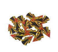 lmoikesz V-Wing Flights and Shafts Protectors Bulk Set Increased Rigidity Various Patterns Steel Tip Darts Long Lasting Tail Darts Equipment Pear Standard Flights Replacement, Type J