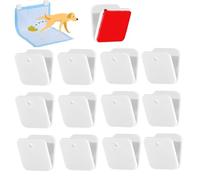 lmoikesz Wall Mounted Dog Training Pad Holder For Lifting Marking 12pcs Dog Wall Pee Pad Holder ABS Dog Urine Pad Wall Fixator