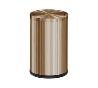 lmoikesz Wide Application Stainless Steel Trash Can - Kitchen And Bathroom Trash Cans Garbage Bin Neat Look Odorless Modern, 9L Rose Gold